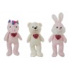 Peluche Animales Lucky Corazón 52cm surtido