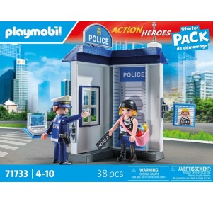 Starter Pack Sala de Policía Playmobil