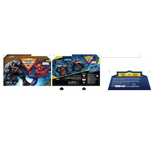 Monster Jam Pack 2 Vehículos Mavel Surtido
