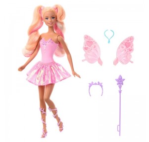 Barbie Color Change Muñeca Hada Rosa