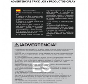 Triciclo Comfo Max 6 en 1 Negro