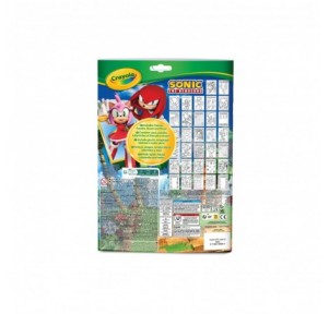 Sonic Libro Actividades y Colorear 7 Rotuladores