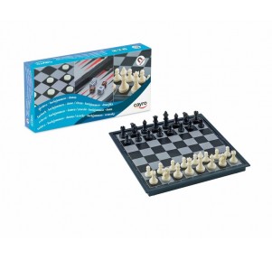 Juego Magnético Ajedrez Damas Backgammon