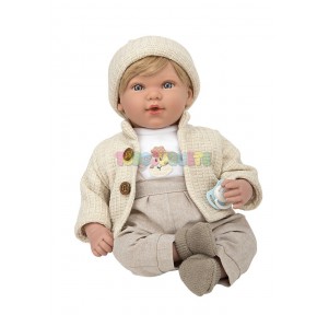 Muñeco Llorón Elegance 45 cms Irio Beig**