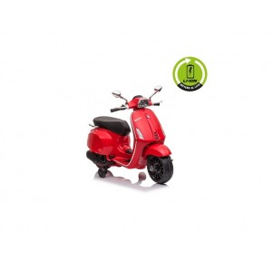 Moto Vespa Sprint Rojo Batería Litio 12v