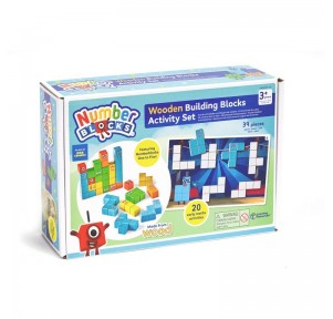 Numberblocks Set Actividades Bloques Madera