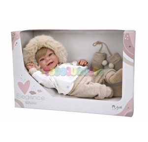 Muñeco Elegance Zoe peso real 45cm Manoplas