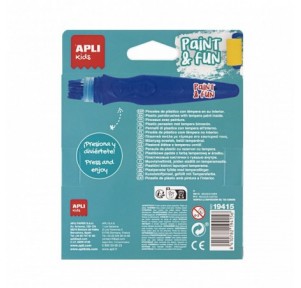 Paint Fun Pinceles con Pintura Brillante Apli