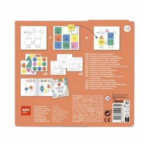Juego Gomets Geométricos Emociones Apli