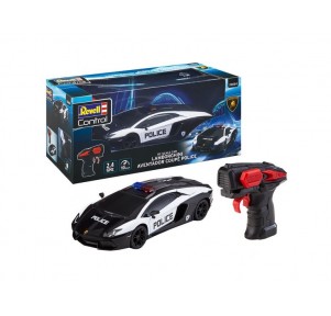 Coche RC Lamborghini Aventador Police 1:24