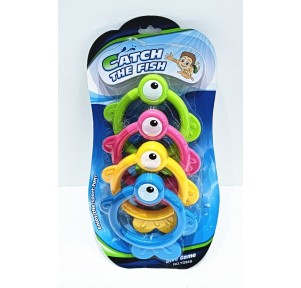 Set 4 Aros Pez Subacuáticos para Piscina
