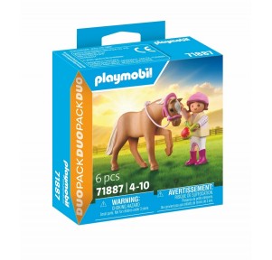 Niña con Poni Playmobil