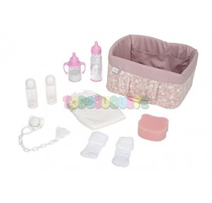 Canastilla Elegance Rosa con Accesorios