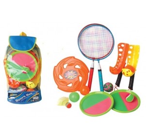 Mochila Juegos Raquetas y Atrapa Bolas