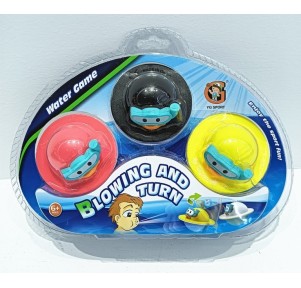 Set 3 Patos Flotantes Volteables Sopla y Gira