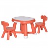 Set Mesa con Pizarra + 2 Sillas Infantiles