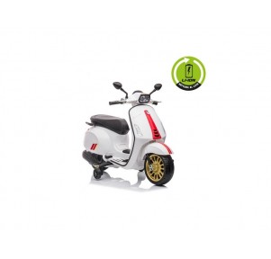 Moto Vespa Sprint Blanco Batería Litio 12v