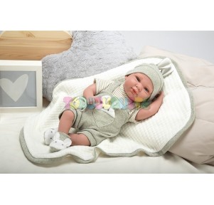 Muñeco Elegance  Edur peso real 40cm Verde Manta**