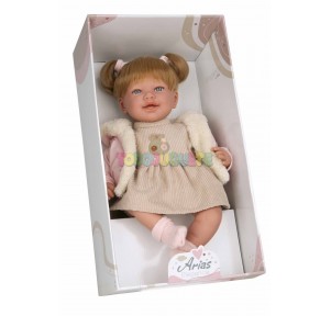 Muñeco Elegance Adi 45cm Beig Risa