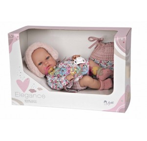 Muñeco Elegance Natal Rosa 30cm