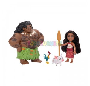 Set de Regalo Vaiana-2  and Maui 15cm