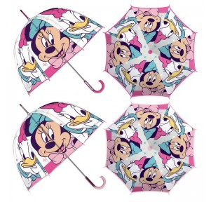 Paraguas Burbuja Transparente Minnie 48cm