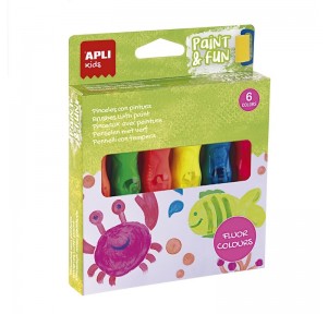 Paint Fun Pinceles con Pintura Neón Apli
