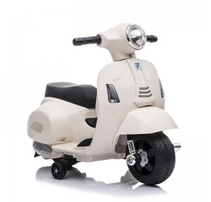 Mini Vespa Eléctrica 6v Blanco