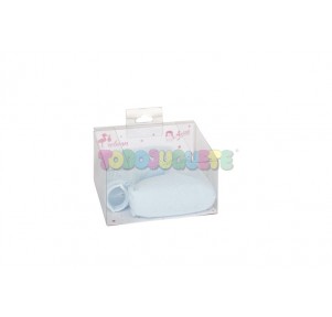 Set par calcetines punto muñeco 40-45cm azul