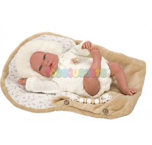 Reborn Alejandro 40cm Beige con Nana