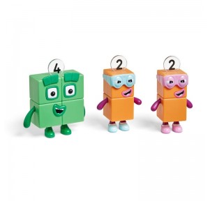 Numberblocks El 4 y los 2 Traviesos
