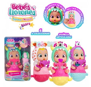 Bebé Llorón Lágrimas Mágicas Stars Jumpy Monsters