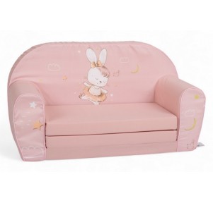 Sofá cama Infantil Rosa Conejito Dance
