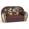 Sofá Cama Infantil Marrón Selva