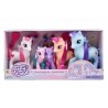 Set Familia Ponis 5 Unicornios con Accesorios Pelo