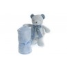 Peluche osito lazo+mantita 80 x 110 cm Gamberritos