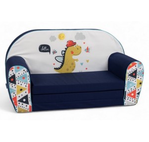 Sofá Cama Infantil Multicolor Dino Hello