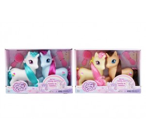 Set 2 Ponis Unicornios 14cm Peine y Cepillo 2 Sdos