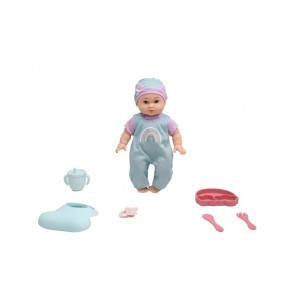 Muñeco Bebé 35 cm con accesorios Comidas Meal Time