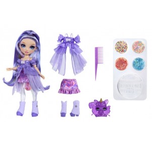 Rainbow High Shimmers Slime Muñeca Violet