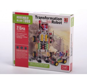 Robot Transformer 215 piezas Metal Assembly Alloy