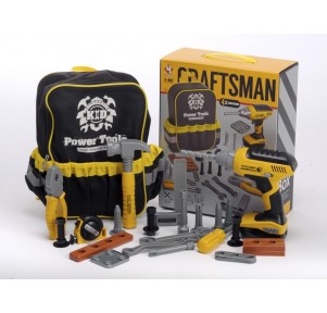 Mochila Herramientas con Taladro 28 pzas Craftsman