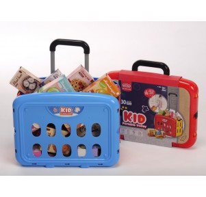 Carrito Cesta Compra Plegable Kid Trolley 2 Surtid