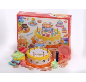 Set Plastilina Tarta Cumpleaños Birthday Cake