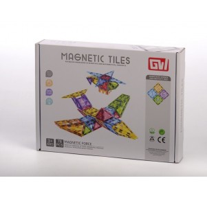 Set 78 Piezas Magneticas 3D Magnetic Tiles GVI