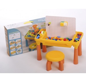 Mesa Actividades con Taburete 94 pzas Block Table