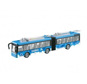 Trolebus Doble Luz+Sonidos 1:16 44cm City Service