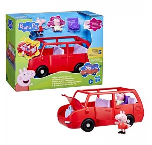 Peppa Pig El Nuevo Auto Rojo de la Familia