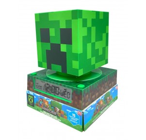 Lámpara 3D Despertador Minecraft