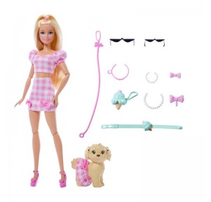 Barbie Twinning Looks Muñeca Rubia con Perro